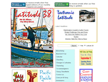 Tablet Screenshot of latitude38.com